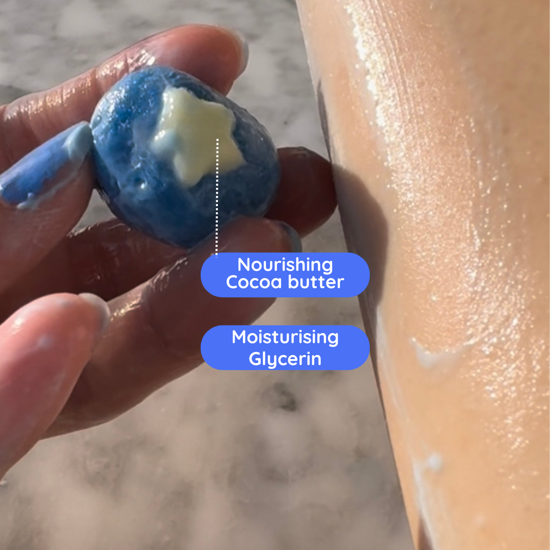 Blueberry dream body bubble scrub - Relax & Sleep Better
