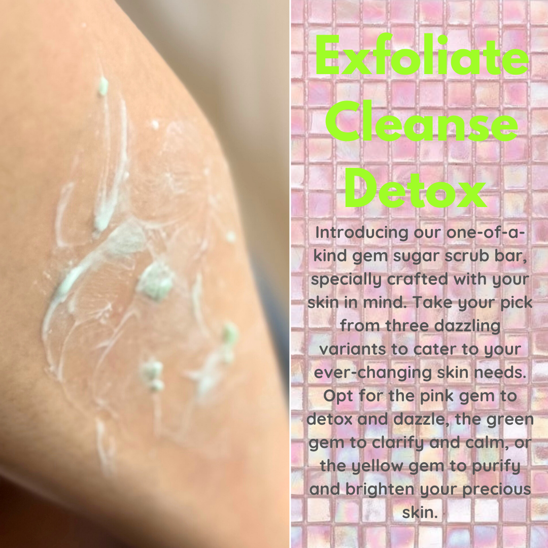 Your gem sugar bar -body bubble scrub bar