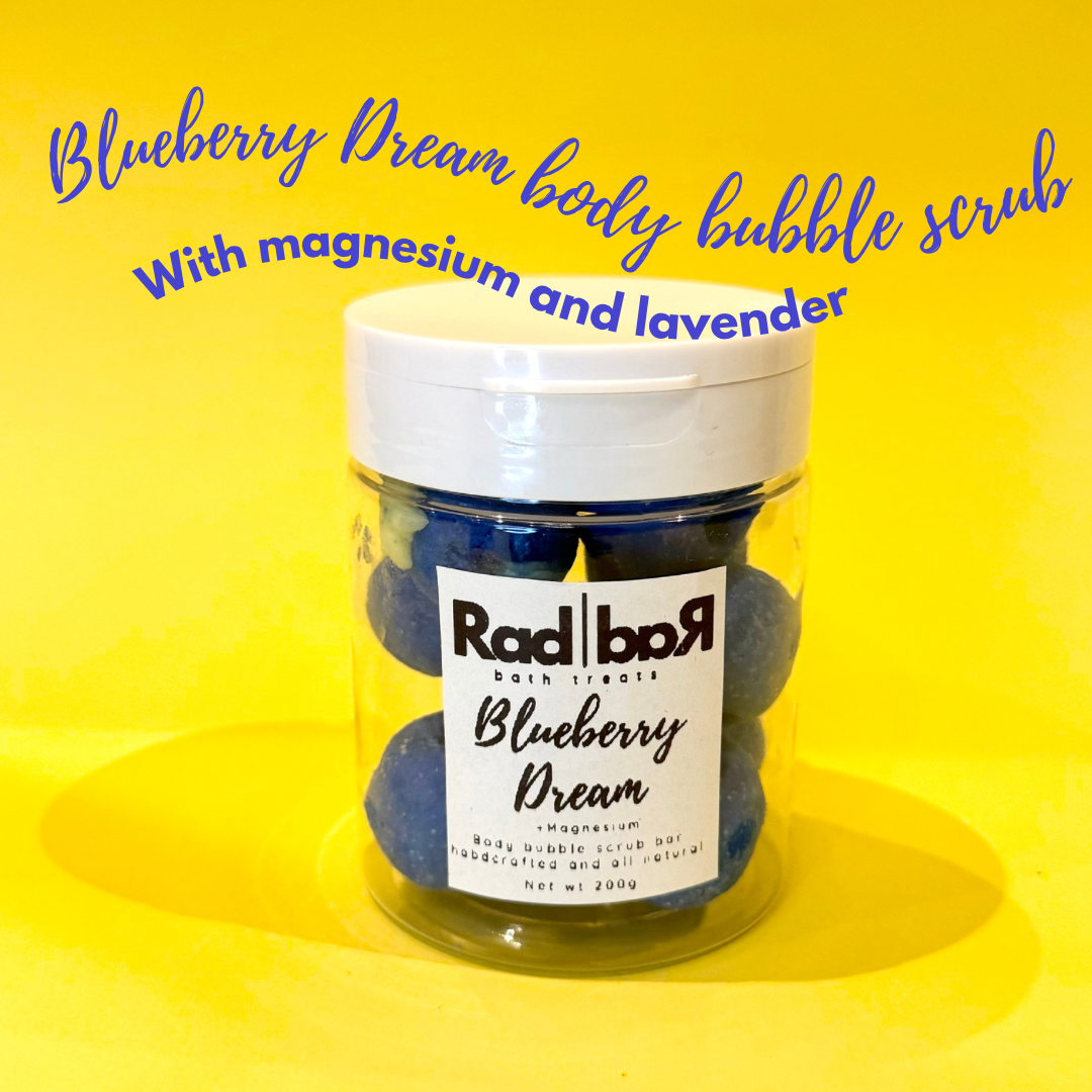 Blueberry dream body bubble scrub - Relax & Sleep Better