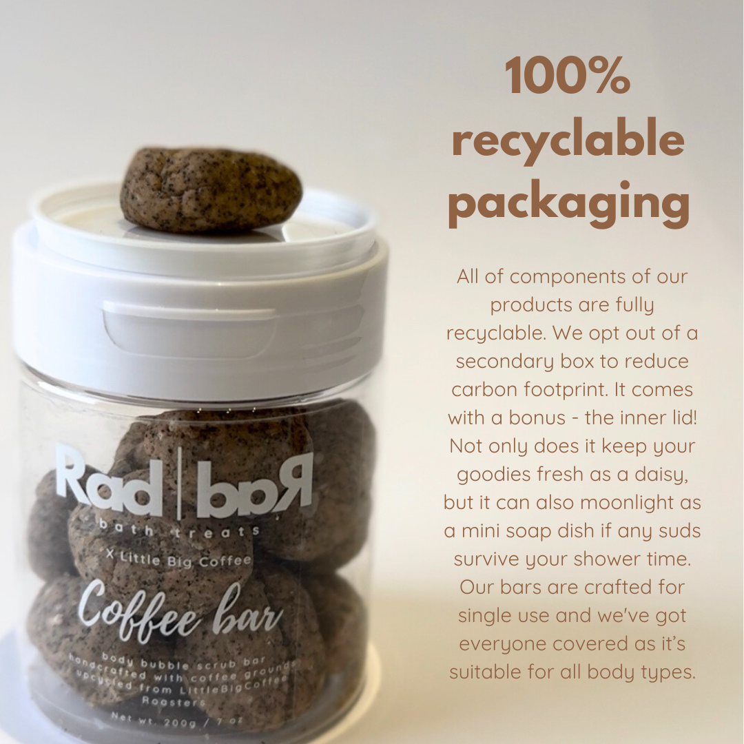 Coffee bar - body bubble scrub bar