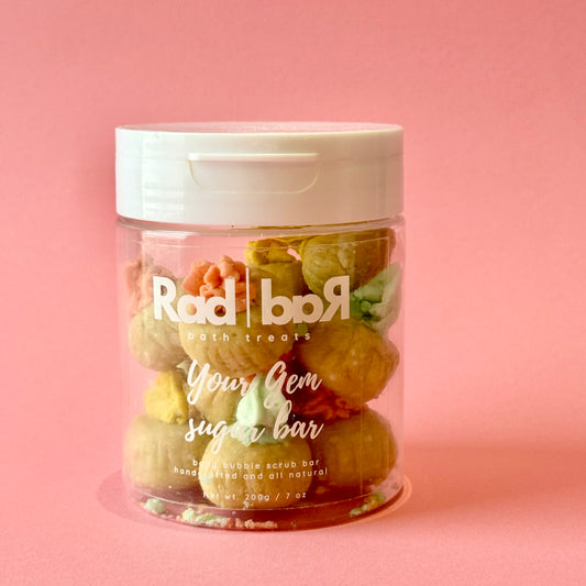 Your gem sugar bar -body bubble scrub bar