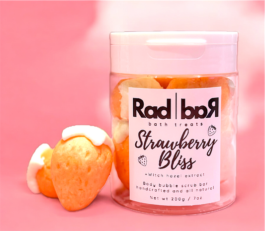 Strawberry bliss body bubble scrub