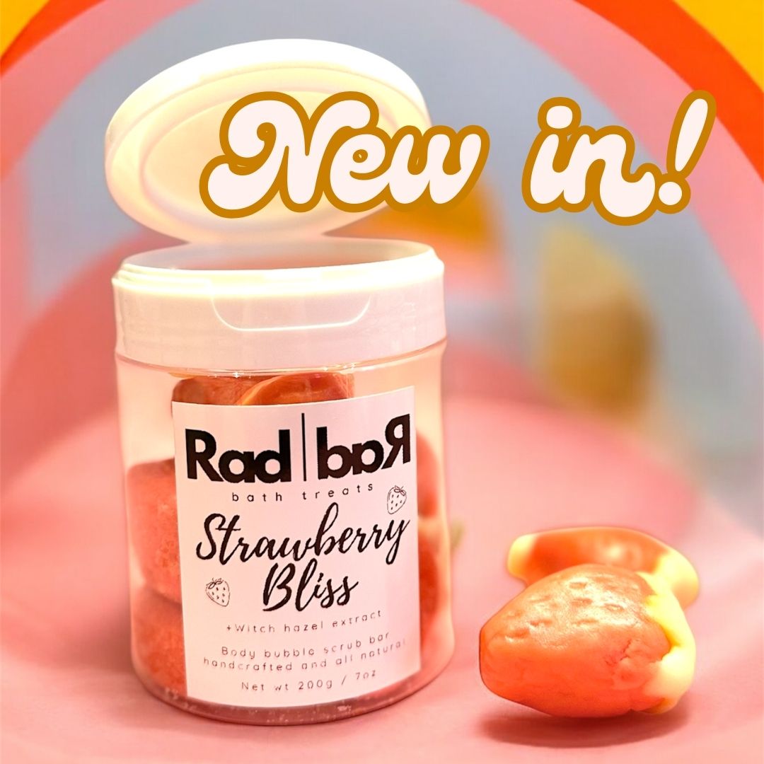 Strawberry bliss body bubble scrub
