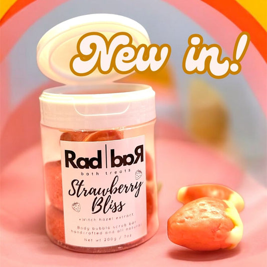 Strawberry bliss body bubble scrub