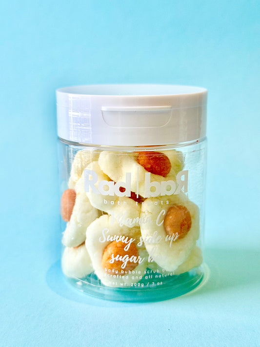 Vitamin C Sunny side up sugar bar - body bubble scrub