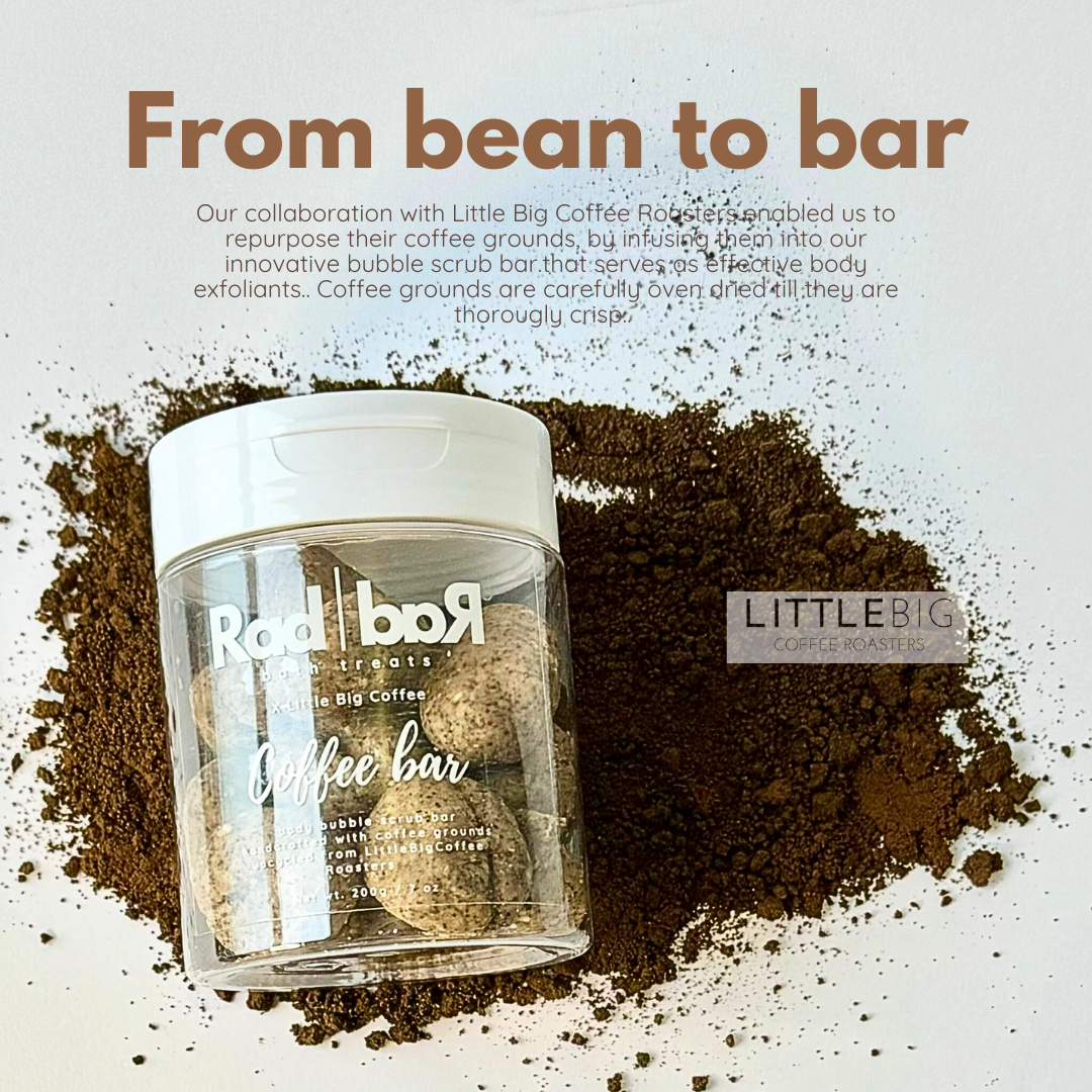 Coffee bar - body bubble scrub bar