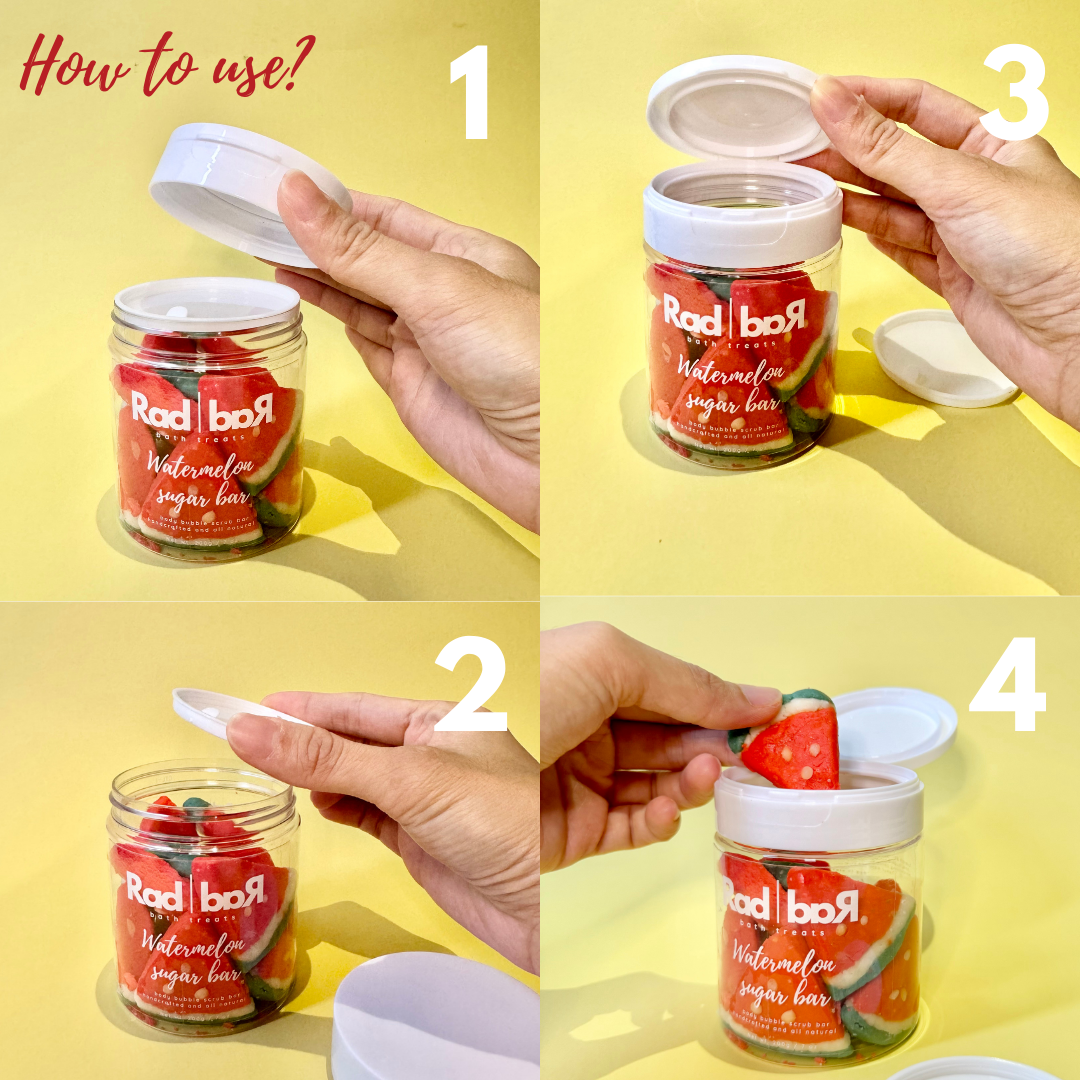 Watermelon Sugar Bar - Body bubble scrub